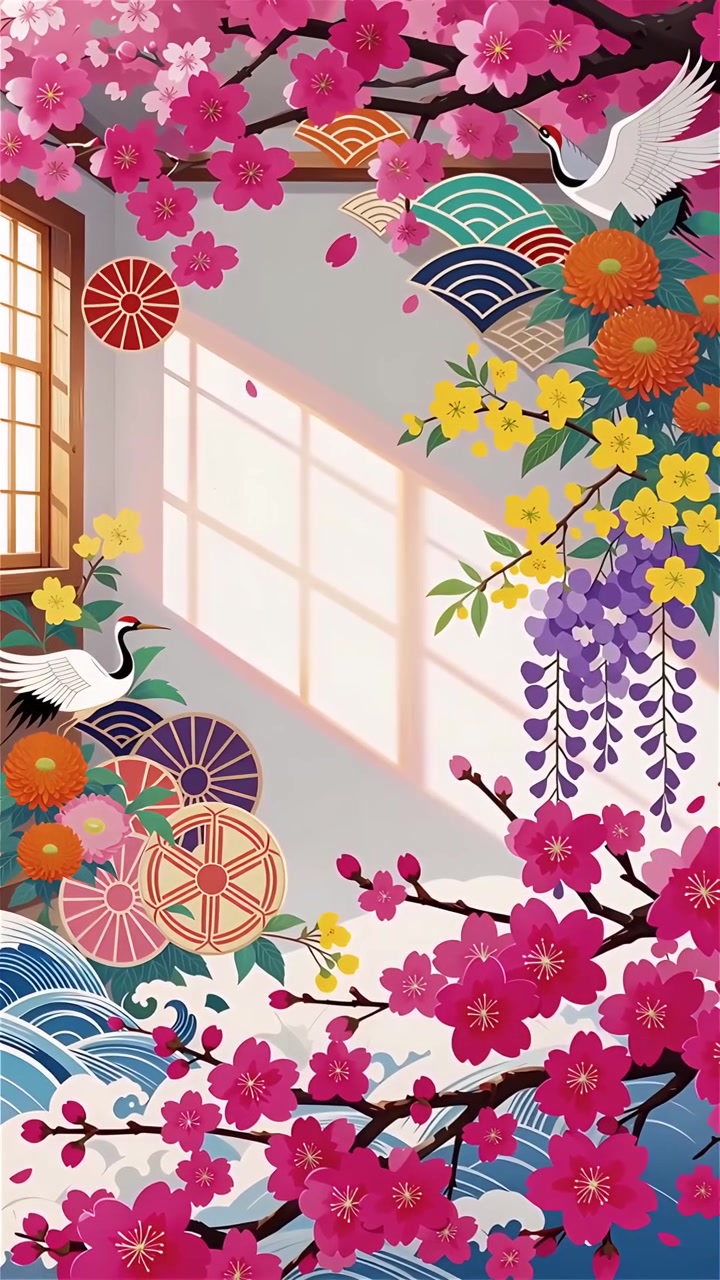 Sfondo Animato Cultura Giapponese 4K