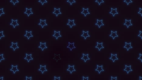 Starry-night-a-kaleidoscope-of-bright-blue-stars-on-a-dark-background