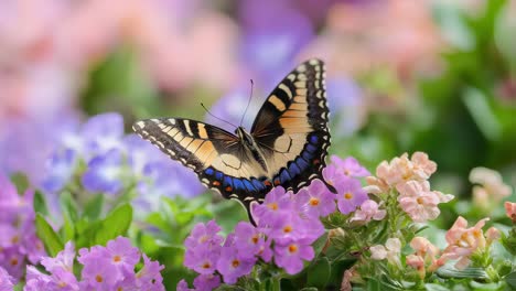 butterfly on flowers