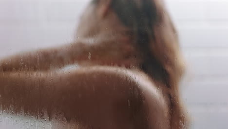 beautiful-woman-taking-shower-enjoying-luxury-spa-cleansing-smooth-complexion-touching-wet-skin-perfect-natural-beauty