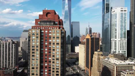 aerial of lower manhattan new york 03