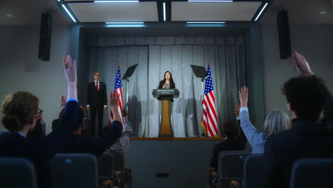 conferencia de prensa en la casa blanca
