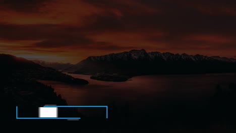 new zealand landscape with city