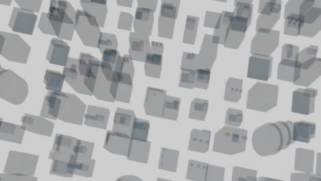 dibujo arquitectónico 3d del paisaje urbano 4k
