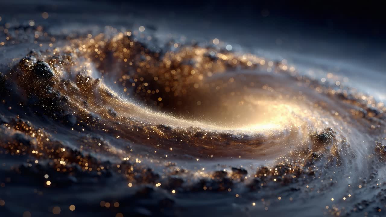 A Stunning Galactic Phenomenon: Captivating Views of a Cosmic Whirlpool Radiating Stars and Cosmic Dust in a Vast Universe of Mystery and Beauty