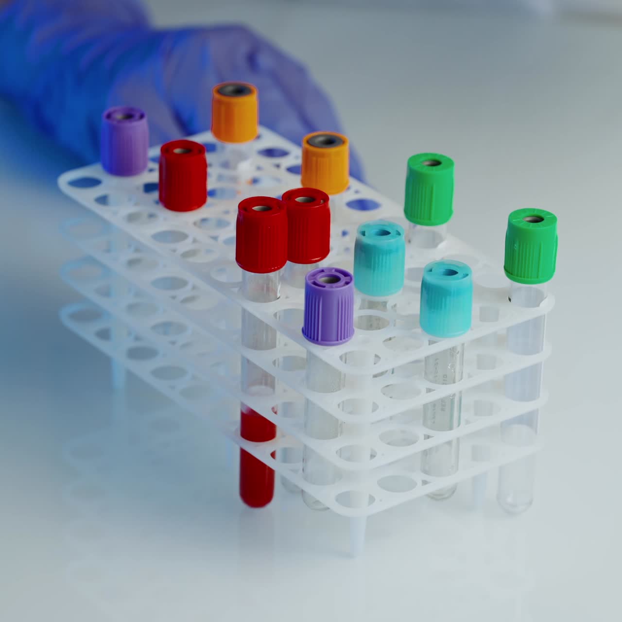 Blood sample for testing