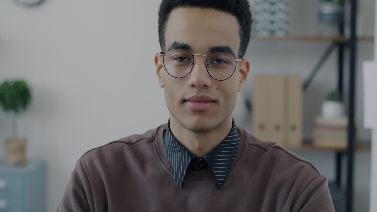 Man in Office Setting