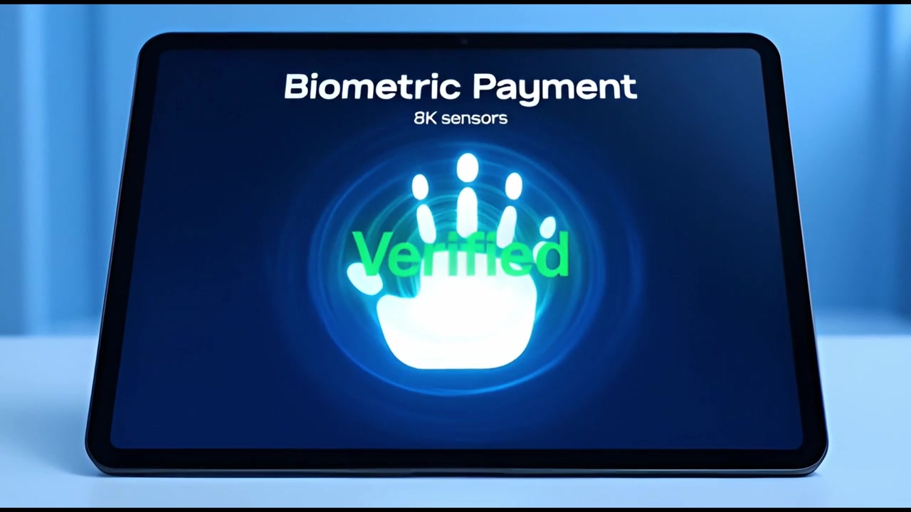 Biometric Payment System with Hand Scan Verification on Tablet
