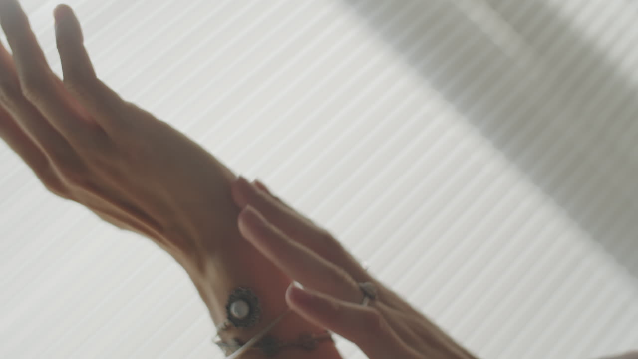 Close Up of Hands of Female Couple