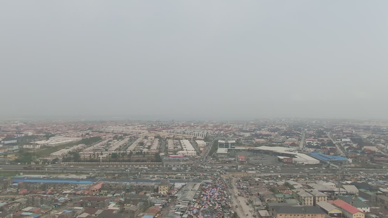 lagos aéreos, nigeria, áfrica