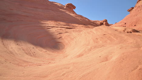 red sandstone rock formations near leprechaun canyon in utah, united states