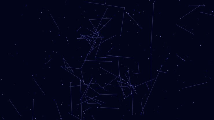 Bright cross-shaped stars illuminate the night sky