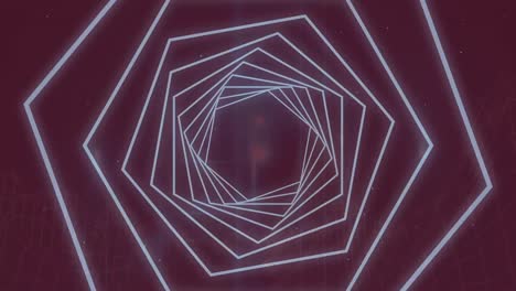 animación de formas en movimiento sobre fondo negro