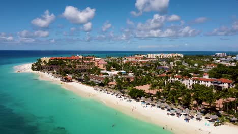 flies over the hotel coast of aruba