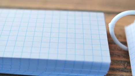 word cards for little kid on table