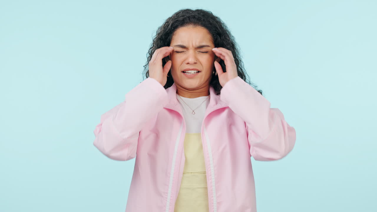 Woman, screaming and stress