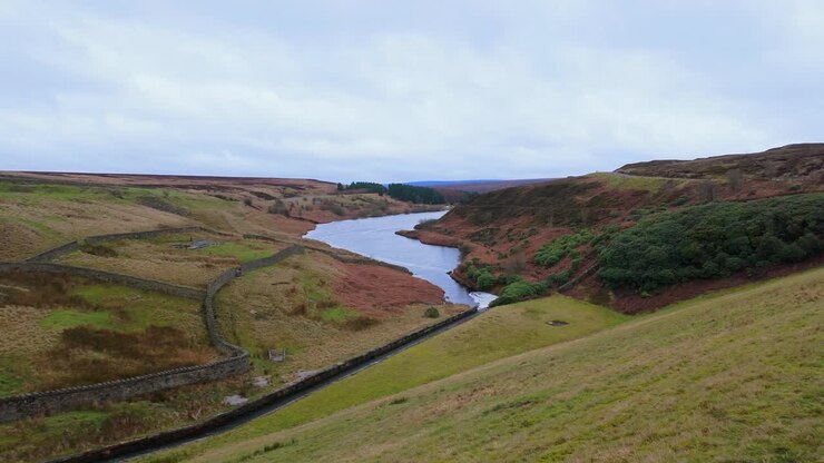 Yorkshire Moorlands in the English countryside