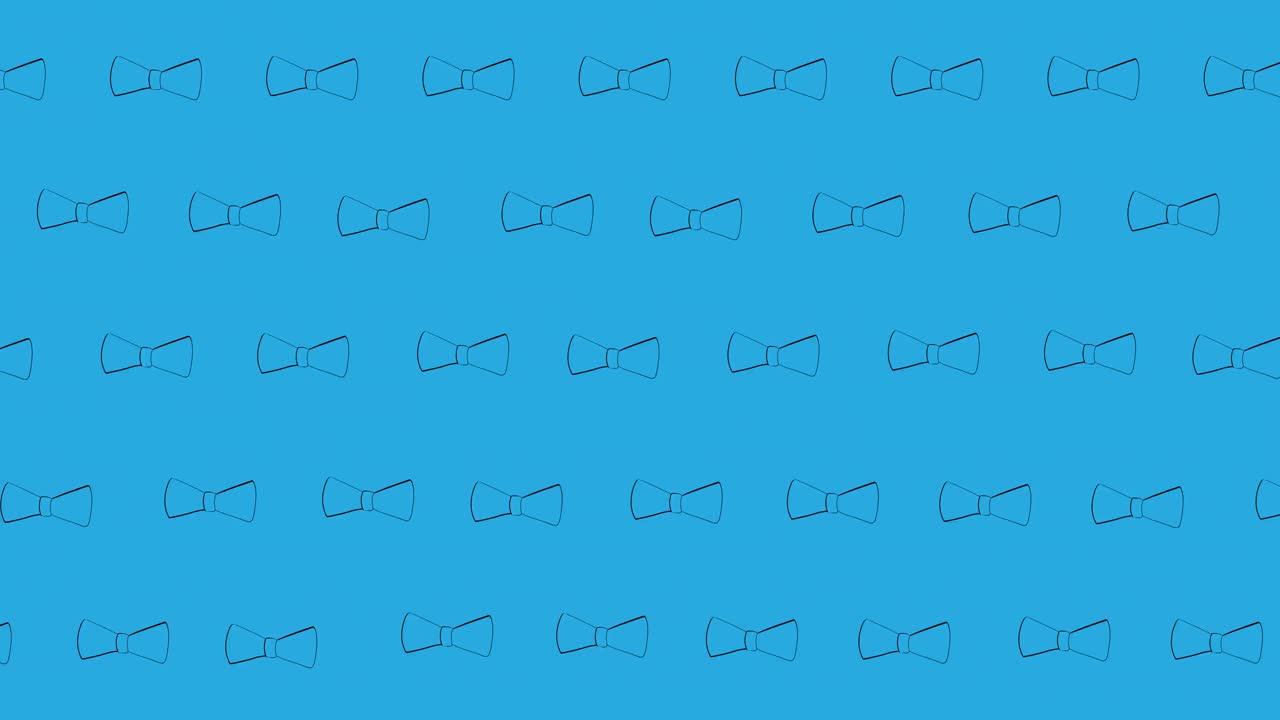 animación de pajaritas flotando sobre un fondo azul