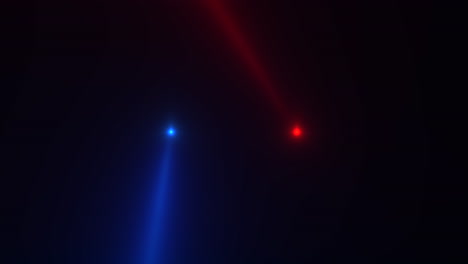 animación en movimiento coloridos focos brillantes sobre fondo oscuro en la etapa 1