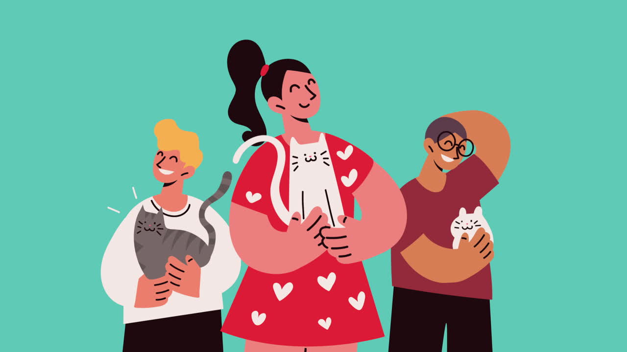 고양이가 있는 아이들