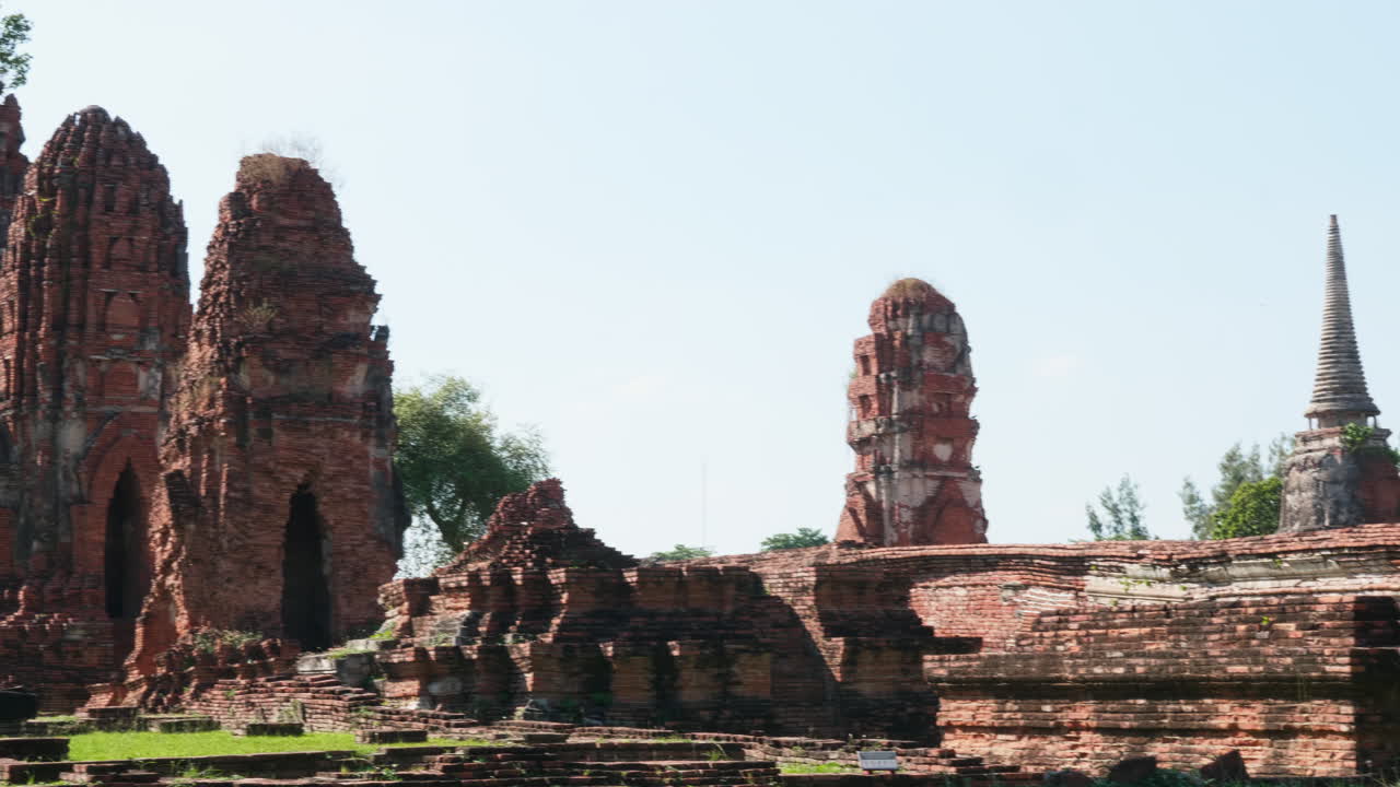 Ancient Ruins of a Buddhist Temple in Thailand