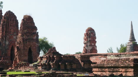 ancient ruins of a buddhist temple in thailand