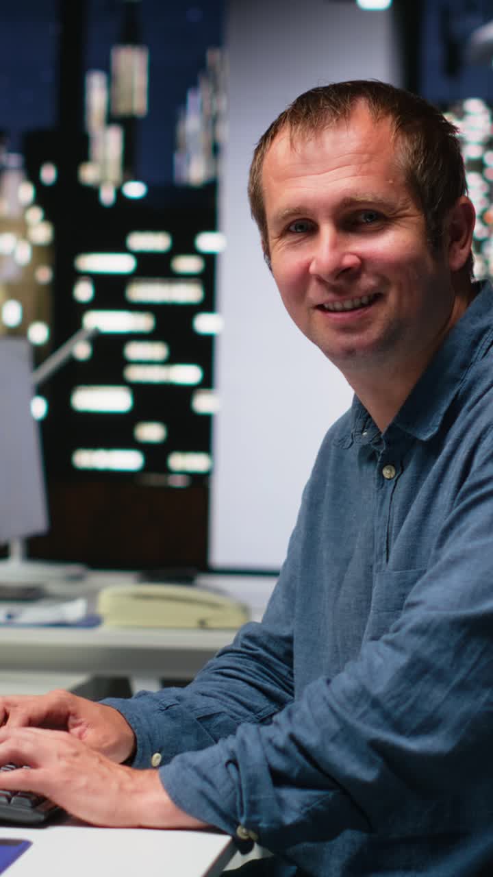 Vertical Video Media editor using AI program turning text prompt into photos