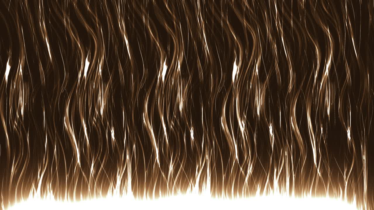 Líneas de luz dorada abstractas fluyendo hacia arriba