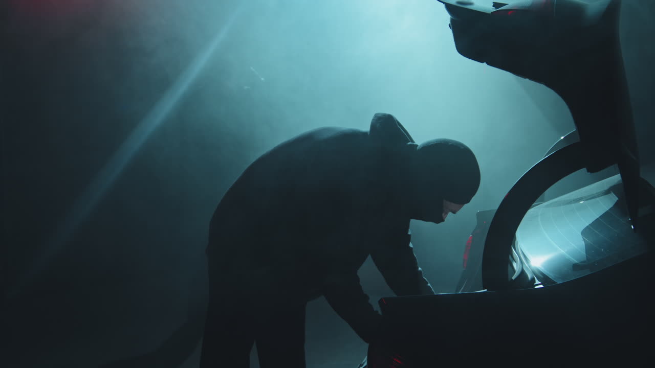 Criminals Celebrating after Successful Robbery