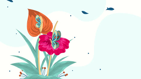 vibrant floral illustration