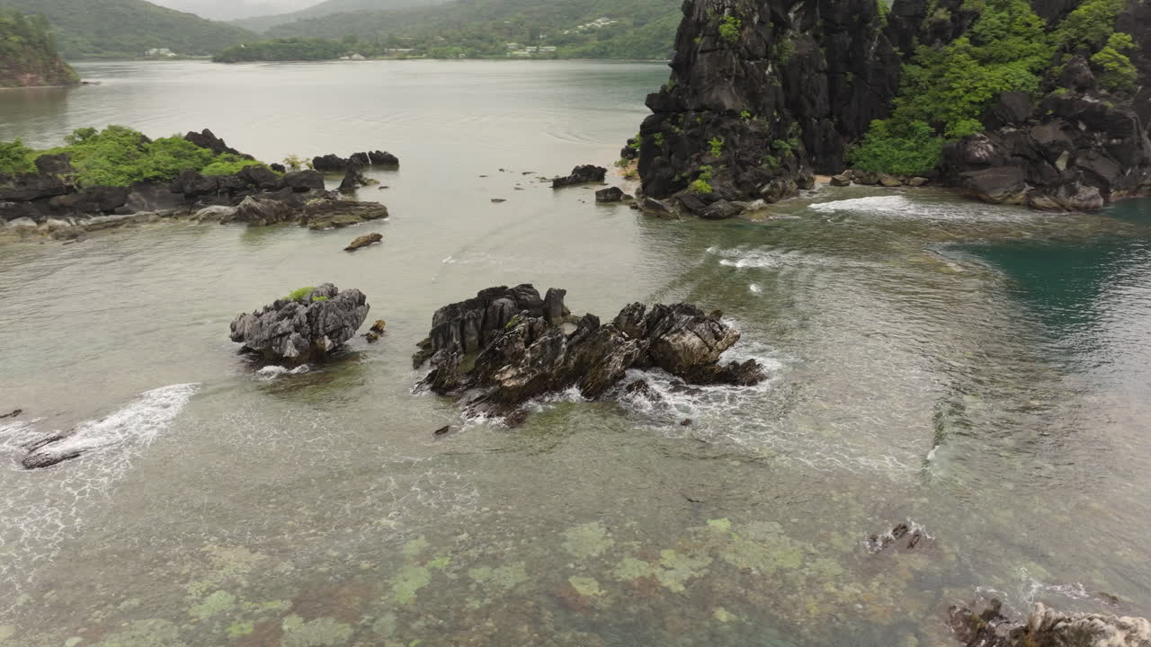 Coastal Landscape with Rocky Formations