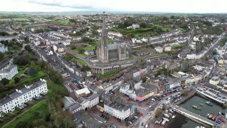 Paisaje-Urbano-De-Cobh,-Irlanda