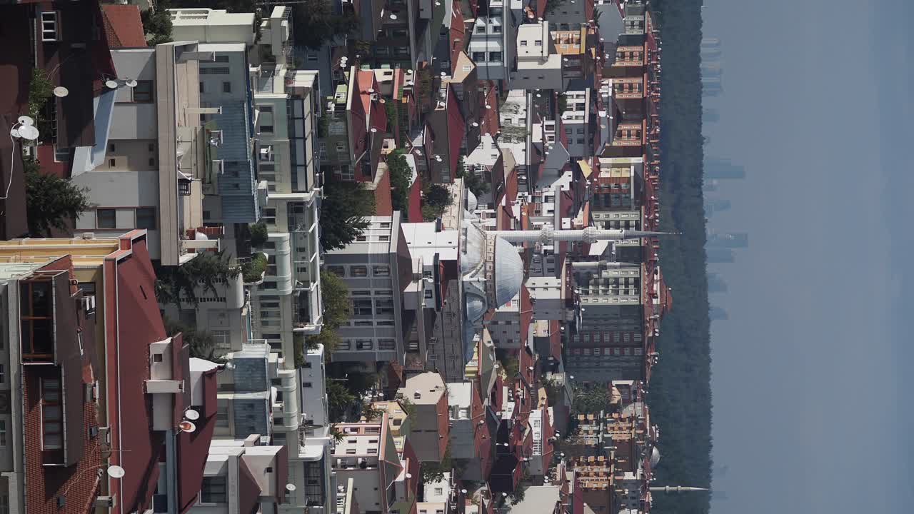 Cityscape with a Mosque