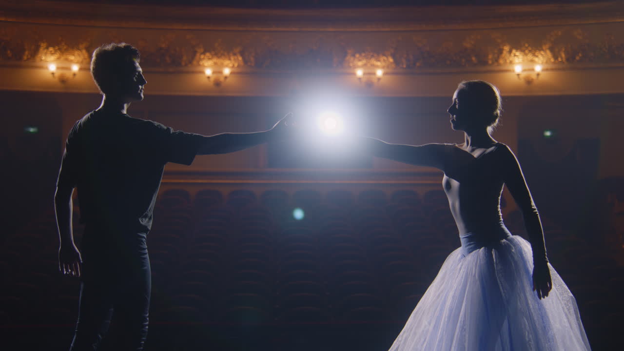 Ballet Dancers on Stage