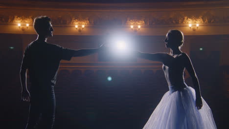ballet dancers on stage