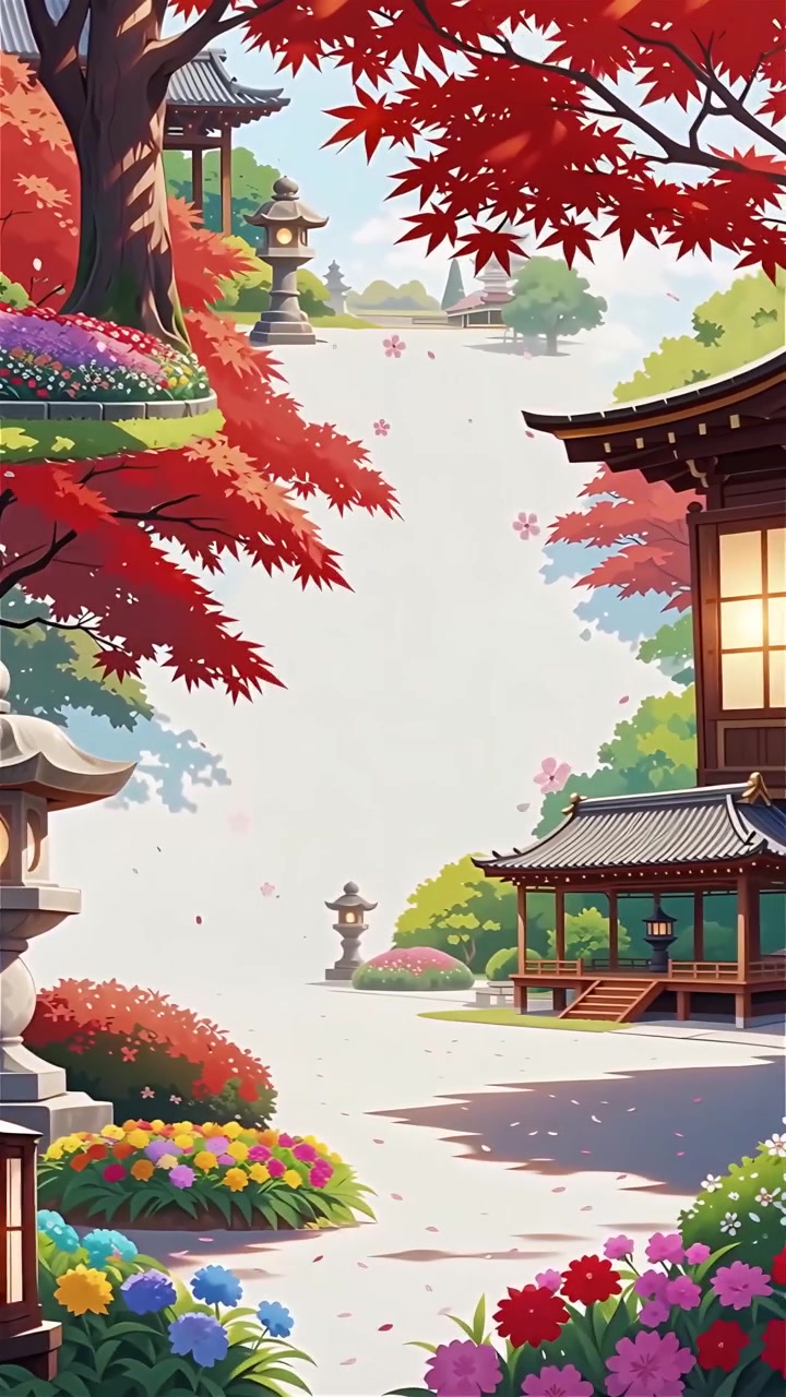 Sfondo Animato Cultura Giapponese 4K