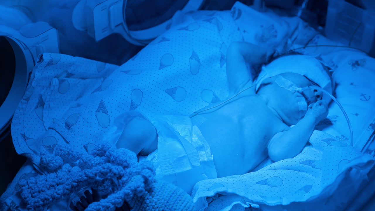 Premature Baby in Incubator