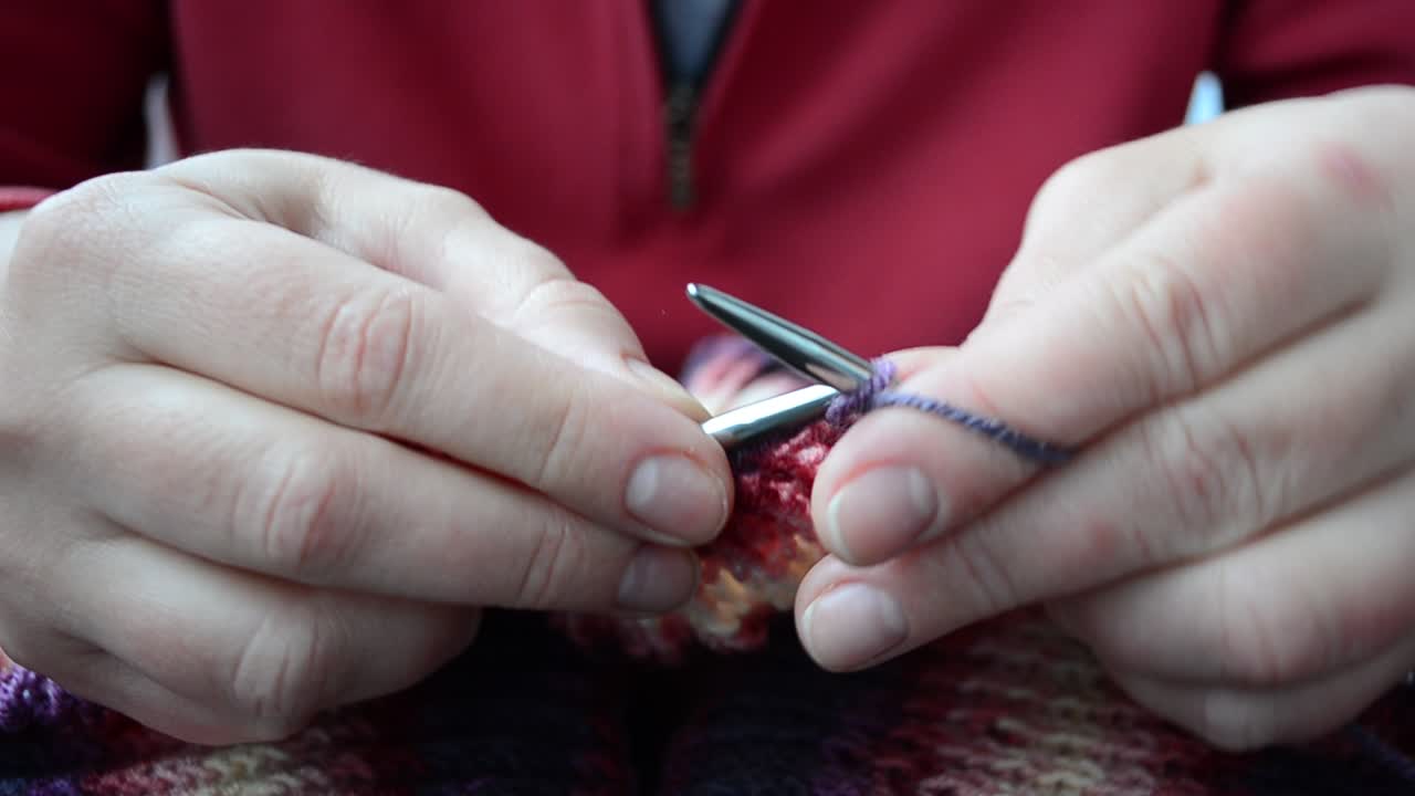 Technology of knitting. Spokes and threads