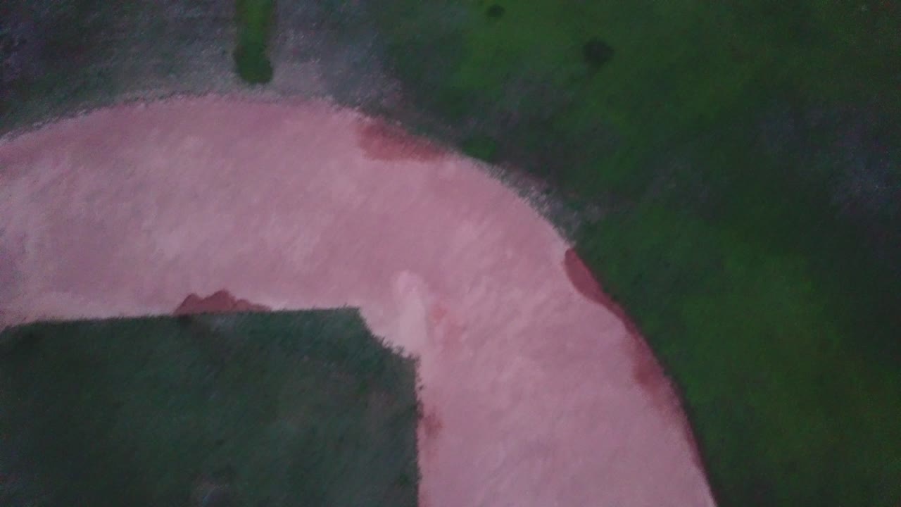 야구 다이아몬드 위에