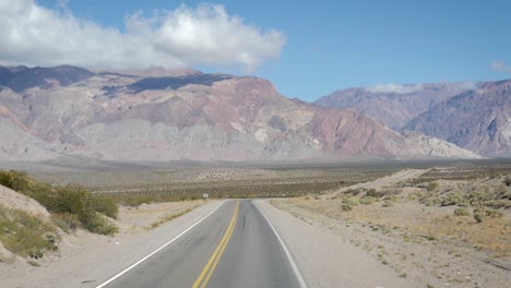 scenic road trip through the andes mountains