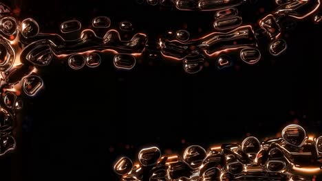 animation of shiny glowing metal tentacles