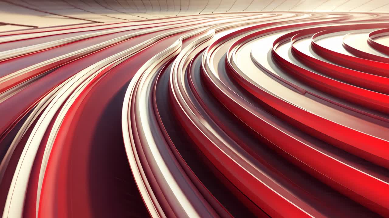 Abstract Red and White Curves