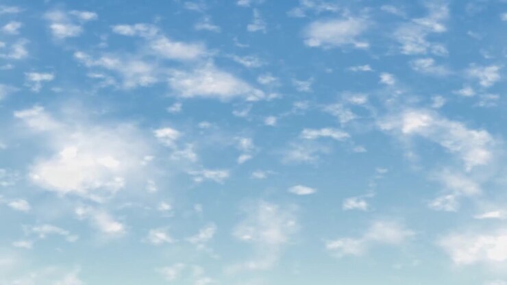 Time Lapse of White Clouds Drifting Across a Clear Blue Sky