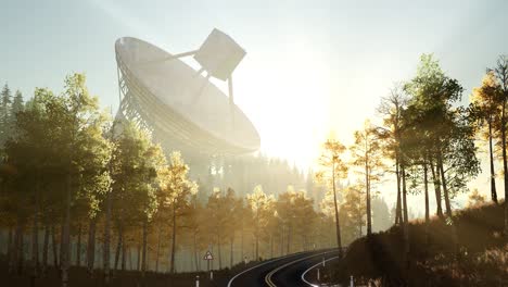 radiotelescopio de observatorio