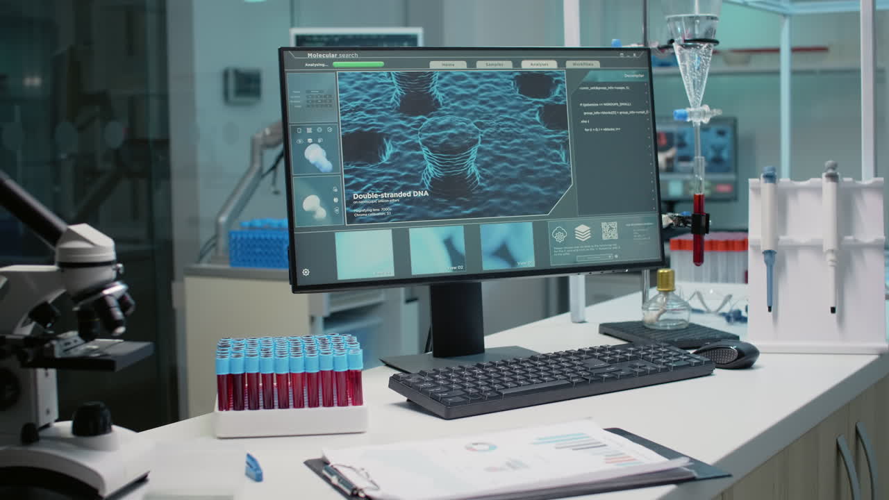 Social media influencer using modern laptop while streaming remote podcast show