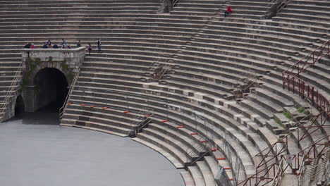 footage of the verona arena in verona, veneto, italy
