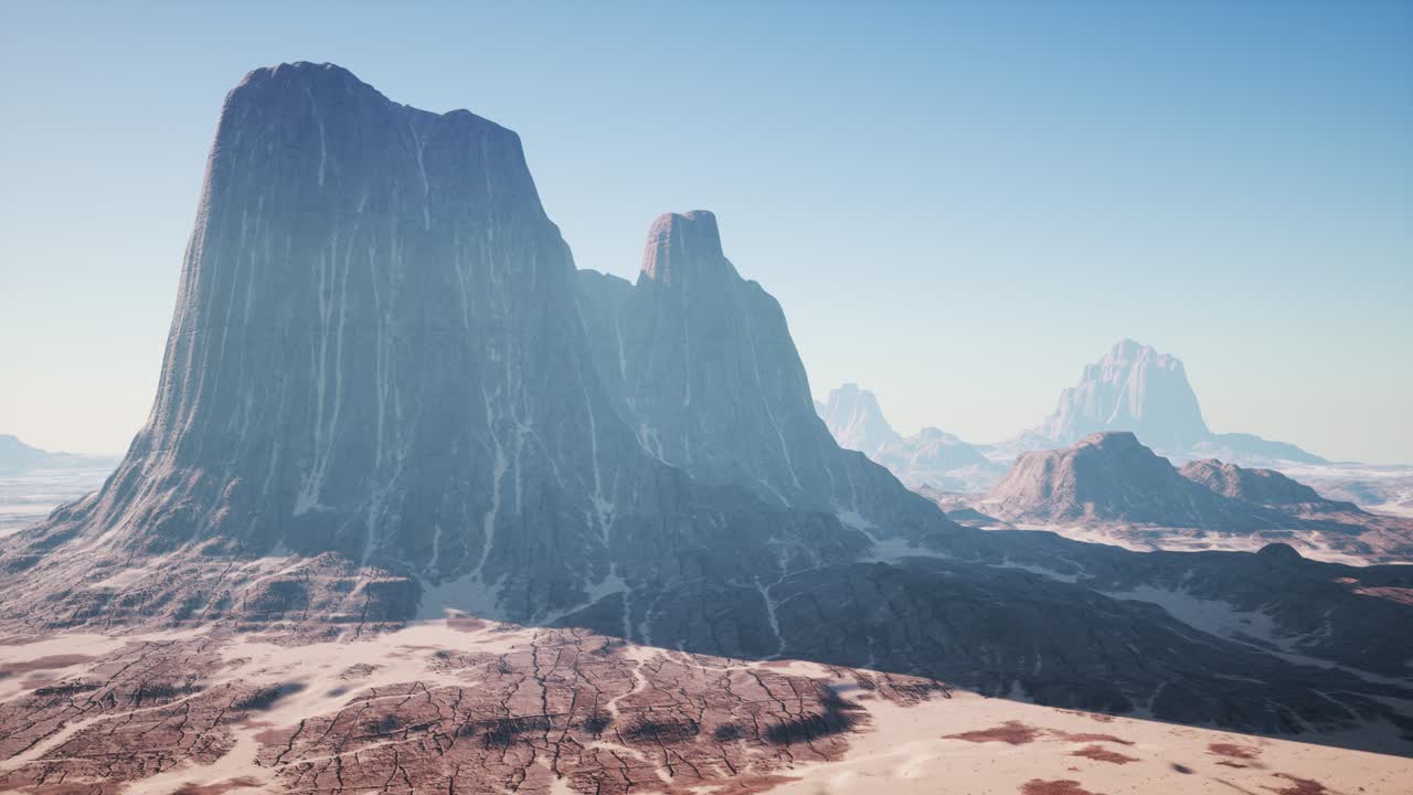 레드 록 캐니언 산 풍경