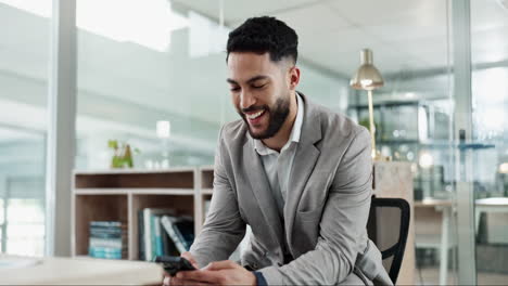 Business-man,-phone-and-fist-celebration