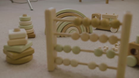 closeup of eco toys