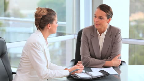 Mujeres-Empresarias-Hablando-Juntas